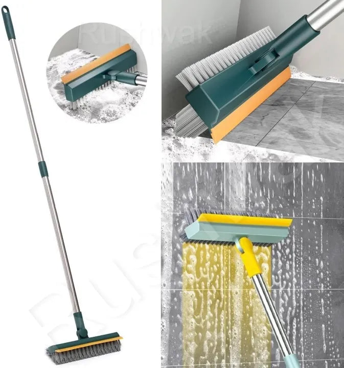 3-in-1 Bathroom Cleaning Brush with Wiper