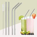 Pack of 5 Reusabl Trumble Straws with Cleaning Brush