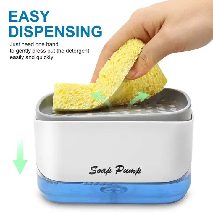 2-in-1 Soap Dispenser & Sponge Holder 🧽