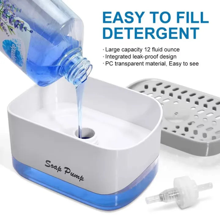 2-in-1 Soap Dispenser & Sponge Holder 🧽